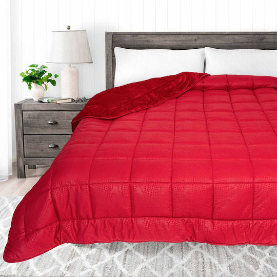 Astron Italy Duvet Cover Queen 220x240cm Wine 90 GSMGsm