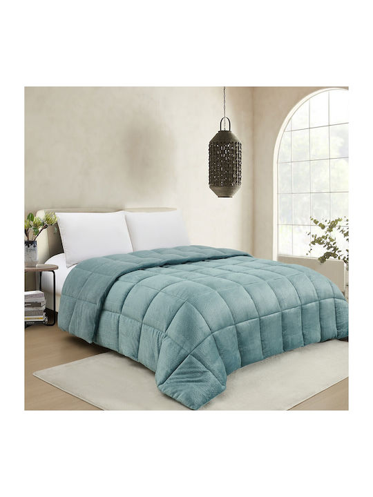 Melinen Duvet Cover Single 160x220cm Shelby Sky 740 GSMGsm