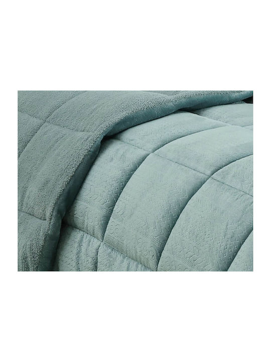 Melinen Duvet Cover Single 160x220cm Shelby Sky 740 GSMGsm