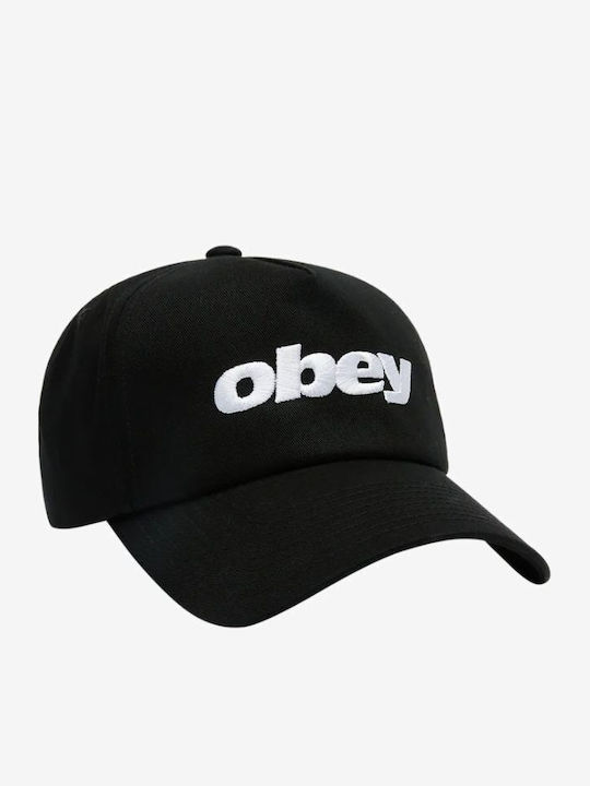 Obey Delta 5 Panel Snapback Unisex Jockey Bumbac Negru 100490146-black