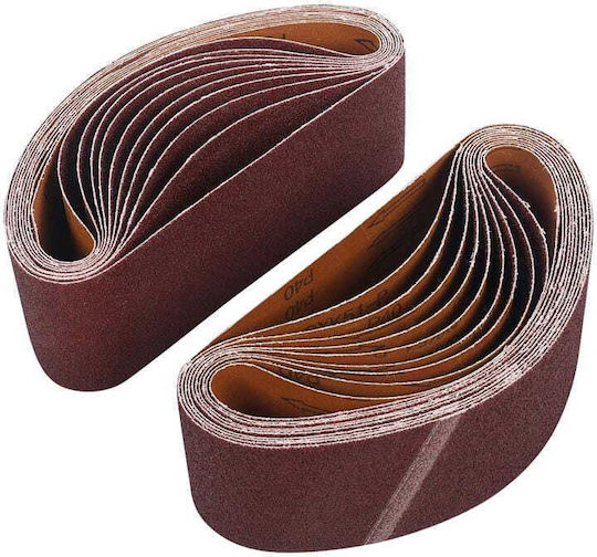Kraft & Dele Bandă de Șlefuire K150 75x537mm Set 10 Bucăți