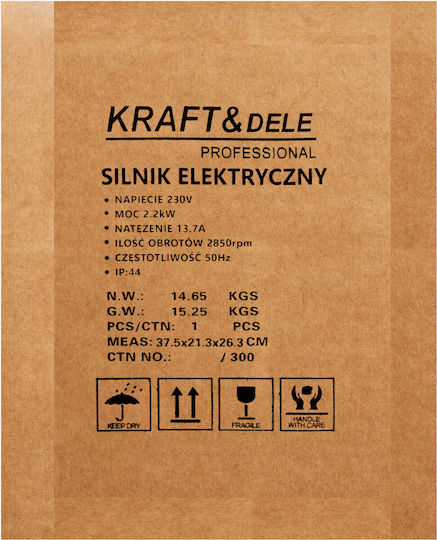 Elektrischer Motor 2.2kw 230v Kraft & Dele
