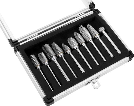 6mm Metal Rotary Burrs Files 10pcs Kd3580