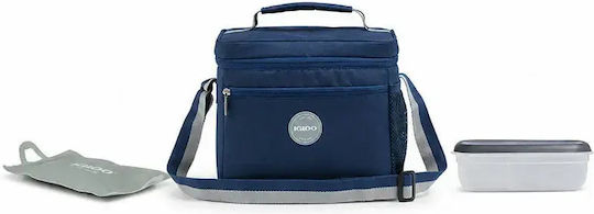 Igloo Ισοθερμική Τσάντα Χειρός Lunch Midnight Blue με Φαγητοδοχείο & Παγοκύστη