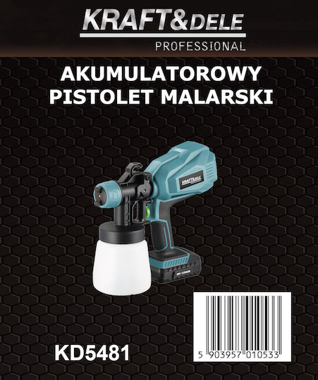 Cordless Spray Gun 21v 2000mah Kd5481