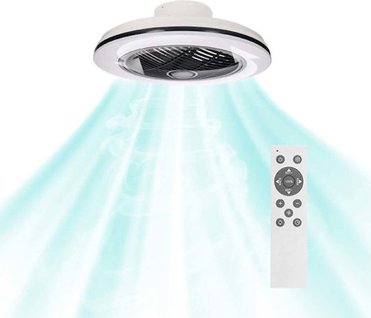 123led Плафон Със Светлина Бял