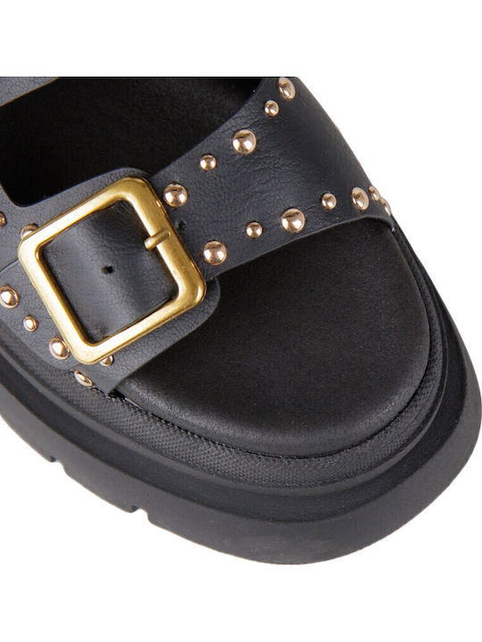 Дамски Сандали Flatforms Черни