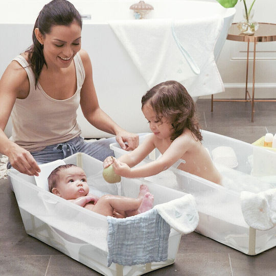 Stokke Cadă De Baie Pliabilă Pentru Bebeluși Flexi Bath Bej