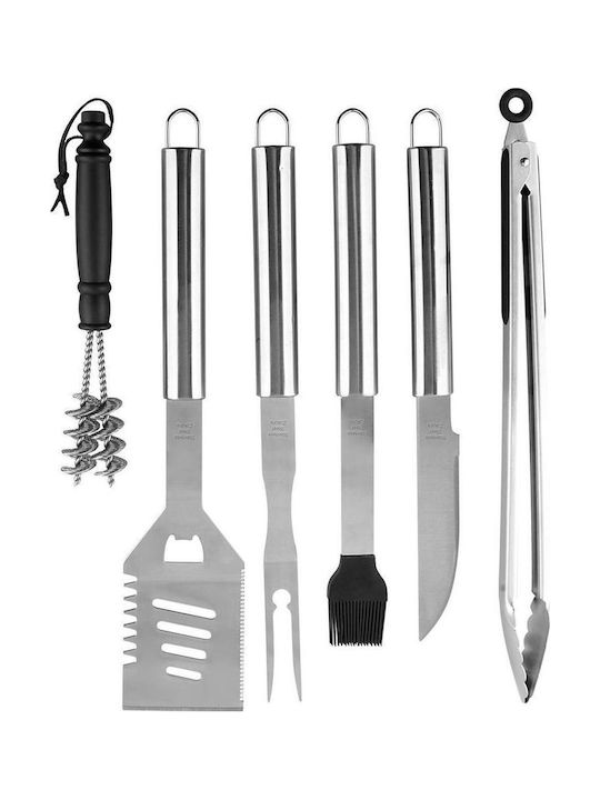 8-piece Grill Set Stainless Steel Zokura