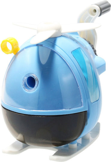 Starpak Blauer Anspitzer mit Handkurbel