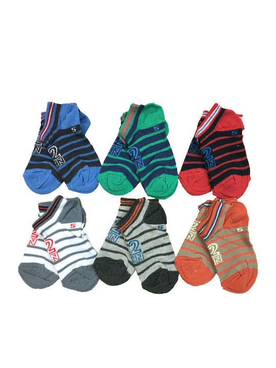 Design Socks Παιδικά Σοσόνια Πολύχρωμα 12 Ζευγάρια