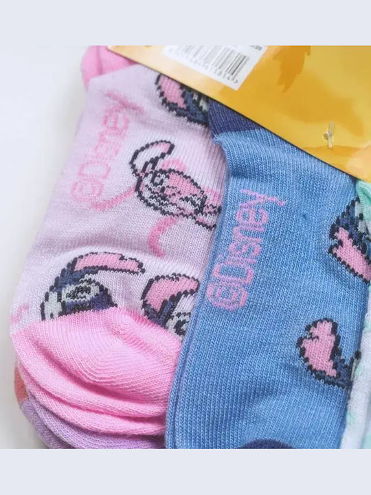 Disney Kids' Ankle Socks Stitch Multicolour 7 Pairs