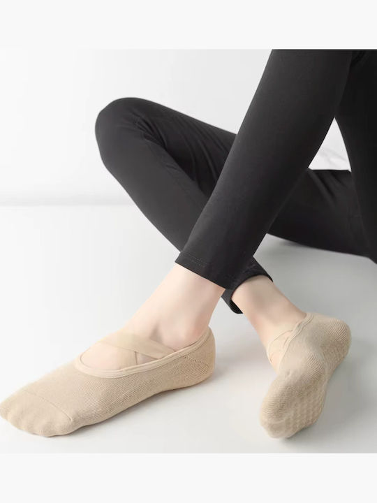 Dimi Socks Κάλτσες για Yoga/Pilates Μπεζ