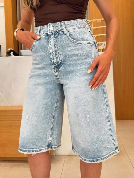 Γυναικεία Βερμούδα Τζιν Crystal Denim