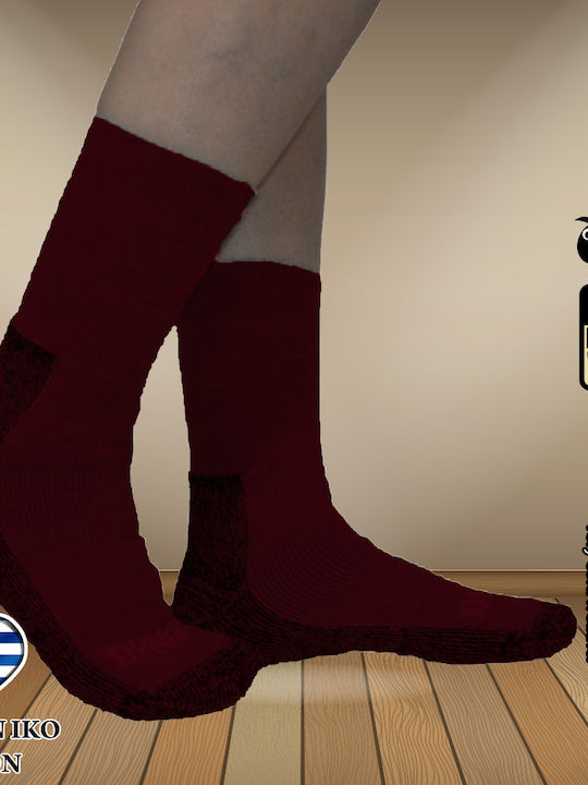 Dimi Socks Γυναικείες Ισοθερμικές Κάλτσες Μπορντό