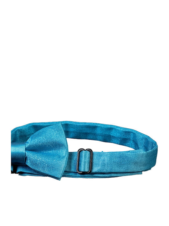 Kids' Baby Bow Tie Satin Light Blue Brims Trims