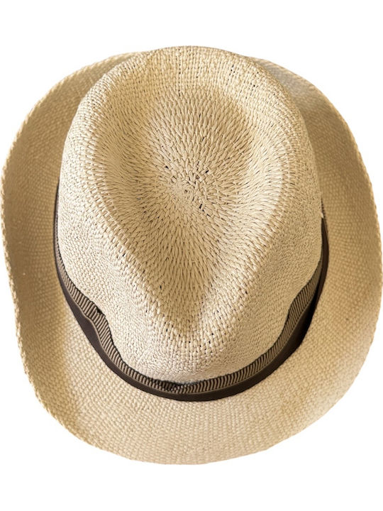 DENIA ACCESSORIES Fabric Men's Hat Beige