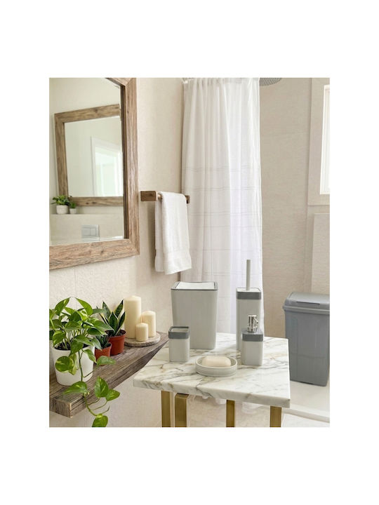 SteweHome Set Accesorii Baie Plastic Alb 7 Bucăți