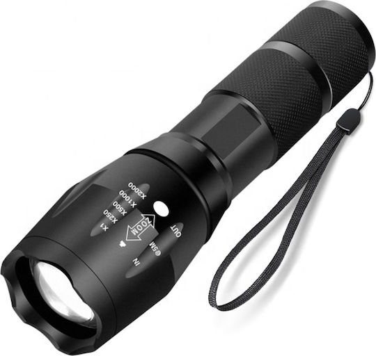 Pyramid Wiederaufladbarer LED Taschenlampe mit Maximaler Helligkeit 1200 Lumen