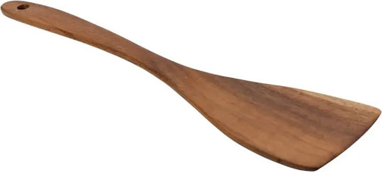 Set of Wooden Serving Utensils With Stand 9 Pieces