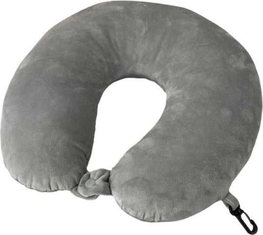 Dielle Μαξιλαράκι Ταξιδίου Μαξιλαράκι Memory Foam Παιδικό Γκρι