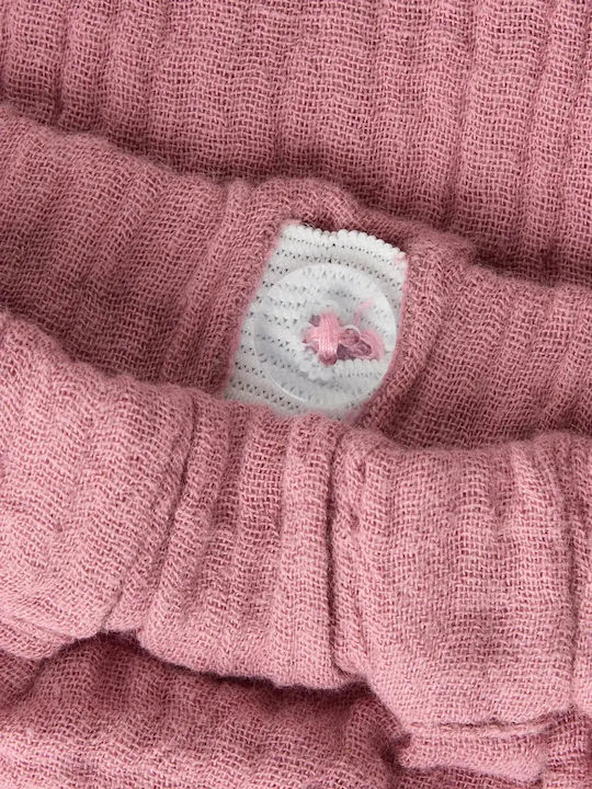 Kinderhose Leinen Rosa