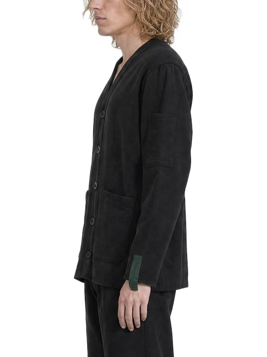 Ανδρική Ζακέτα Fleece Μαυρο