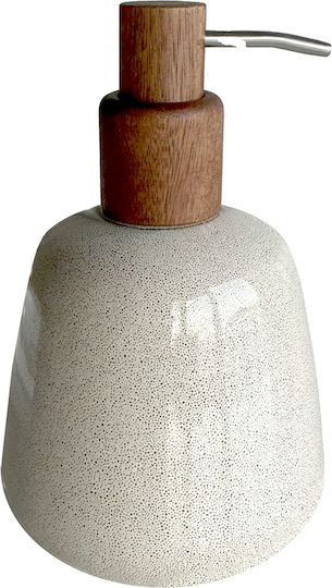 SteweHome Bathroom Accessory Set Ceramic Beige 5 Pieces