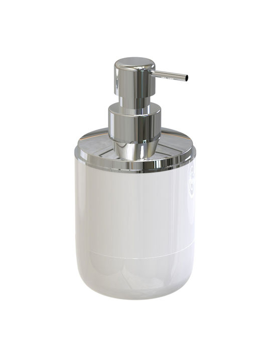 SteweHome Bathroom Accessory Set Plastic White 5 Pieces