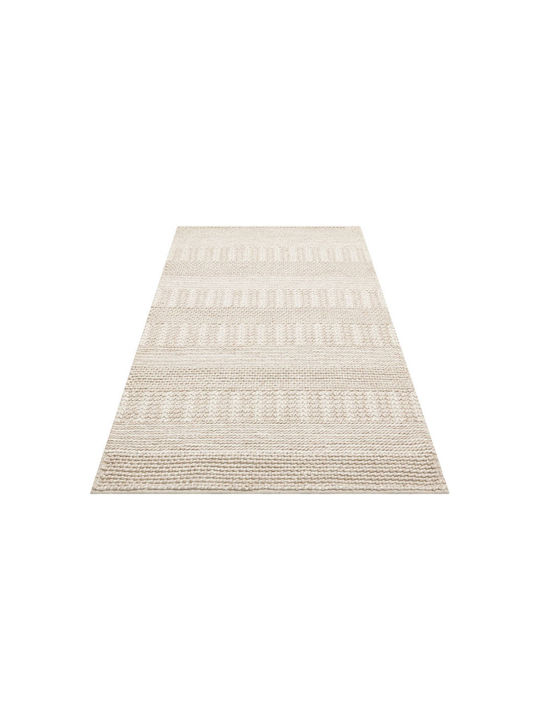 SteweHome Handmade Beige Runner Rug 80x150cm