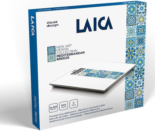 Laica Digital Bathroom Scale 180kg Blue PS1082