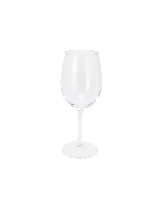 Set Glasses for White Wine Made of Glass Goblet 350ml 6 Pieces