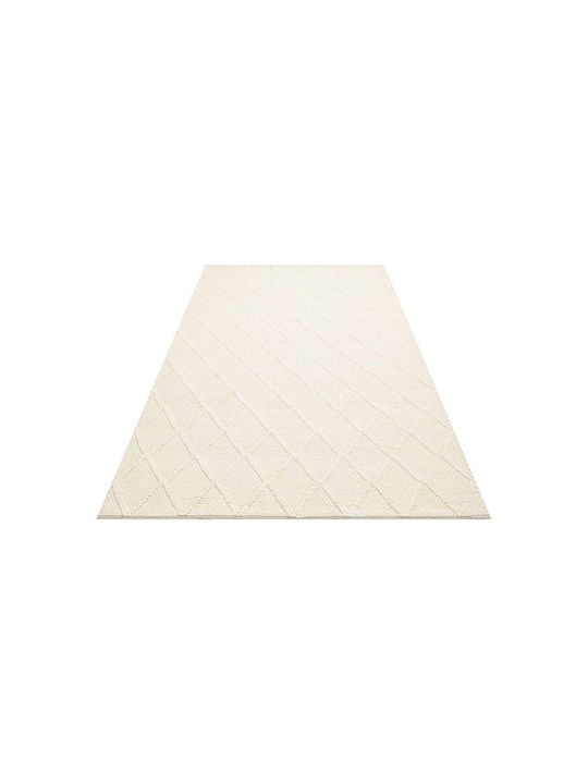 SteweHome Handmade Rectangular Beige Rug 130x190cm