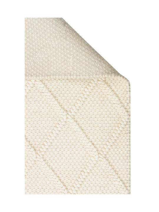 SteweHome Handmade Rectangular Beige Rug 130x190cm