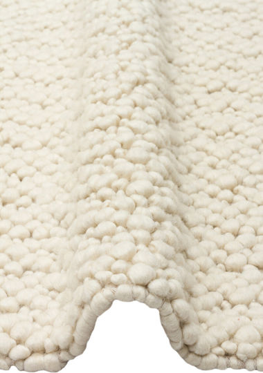 SteweHome Handmade Rectangular Beige Rug 130x190cm