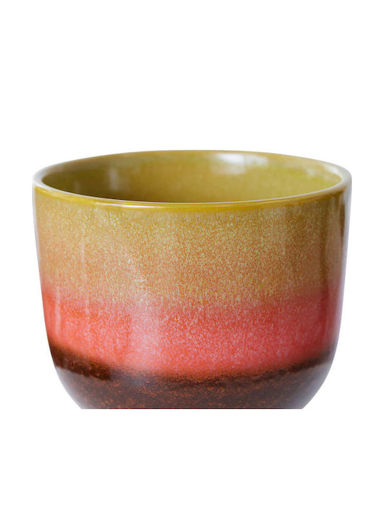 HK Living Ceramic Green Plant Pot 16.5x16.5x24cm