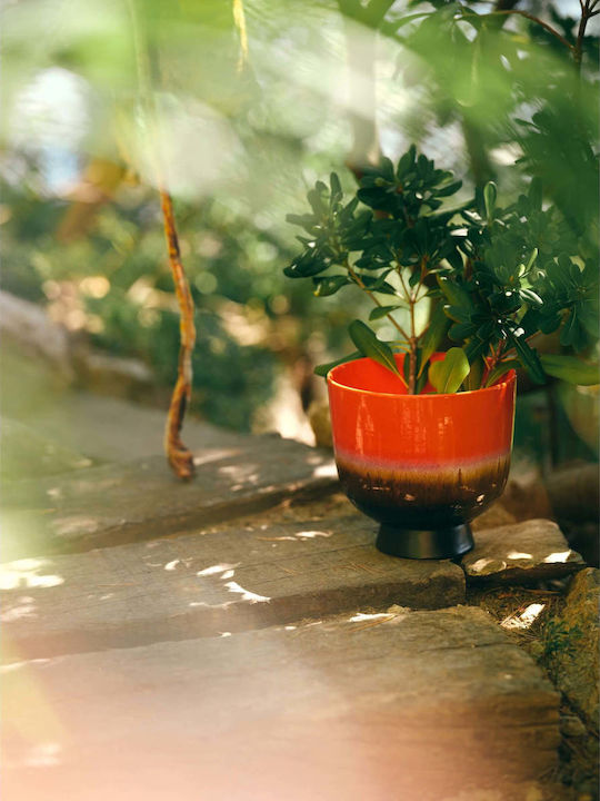 HK Living Hanging Burgundy Plant Pot 20.5x20.5x20cm