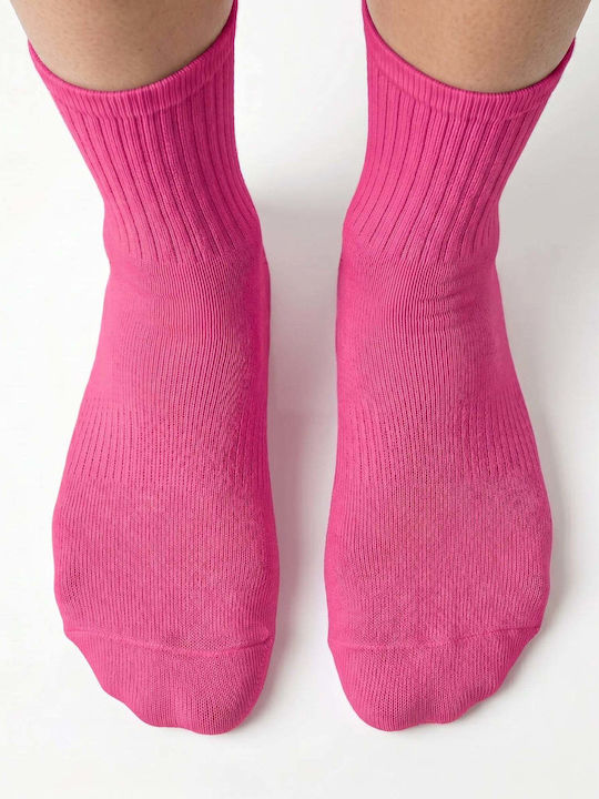 Dimi Socks Μπασκετικές Κάλτσες Φούξια