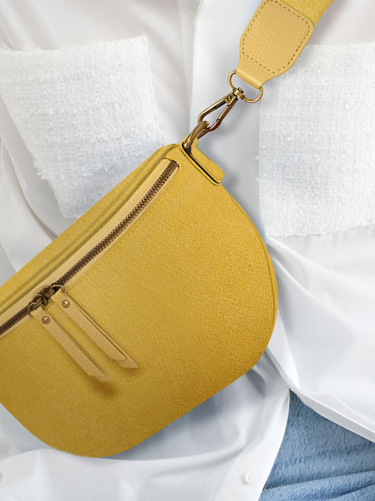 Gallantry Fanny Pack Luna Fabric Shoulder Strap Yellow