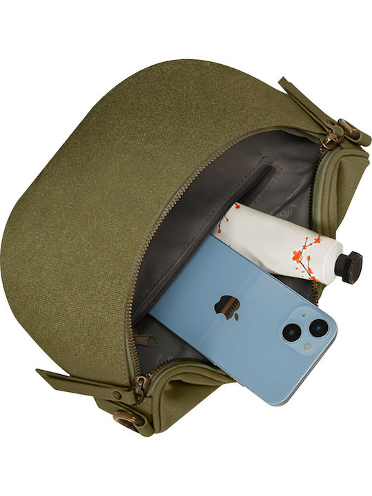 Gallantry Fanny Pack Luna Fabric Shoulder Strap Green