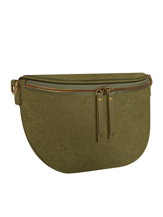 Gallantry Fanny Pack Luna Fabric Shoulder Strap Green
