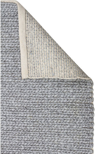 SteweHome Handmade Rug 80x150cm Gray SteweHome Handmade Rug 80x150cm Gray