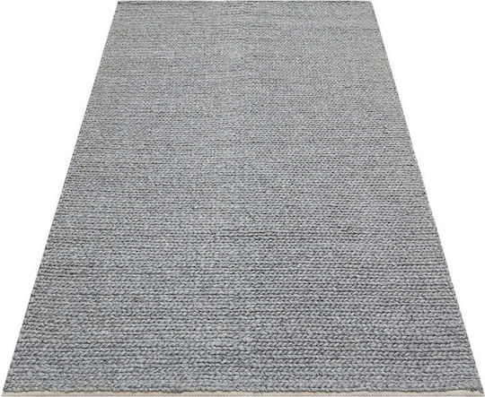 SteweHome Χειροποίητο Χαλί Ορθογώνιο Γκρι 130x190cm
