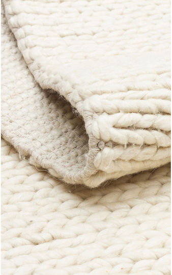 SteweHome Handmade Beige Runner Rug 80x150cm