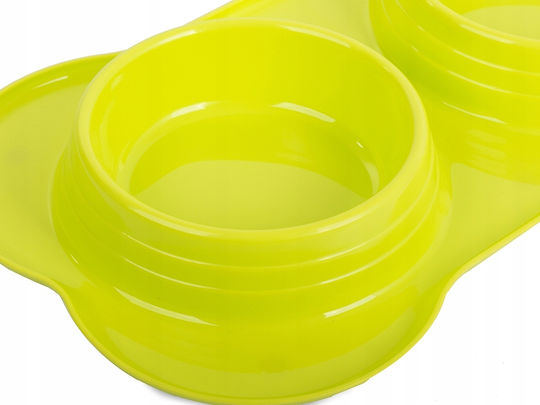 Bol Plastic Pentru Mâncare Pentru Câine Și Pisică 2 x 400ml