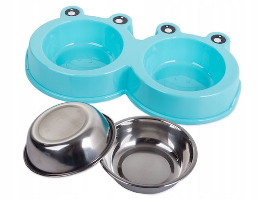 Kunststoff Futter- / Trinknapf für Hund & Katze 2 x 300ml