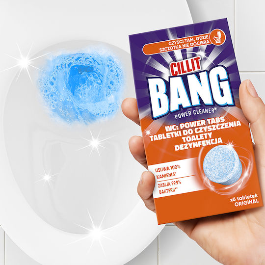 Cillit Bang Gel Καθαρισμού Λεκάνης 6x160gr 6x750ml