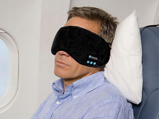 Masca de Somn cu Bluetooth Căști Neagră