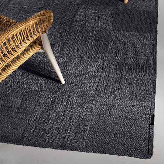 Guy Laroche Galleria Χαλί Διάδρομος από Γιούτα Anthracite 60x200cm