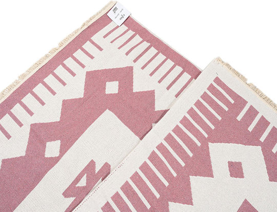Polcarpet Aria Artkilim 101 Килим Правоъгълен Лятен Памучен с Крошки Лилав 160x230см